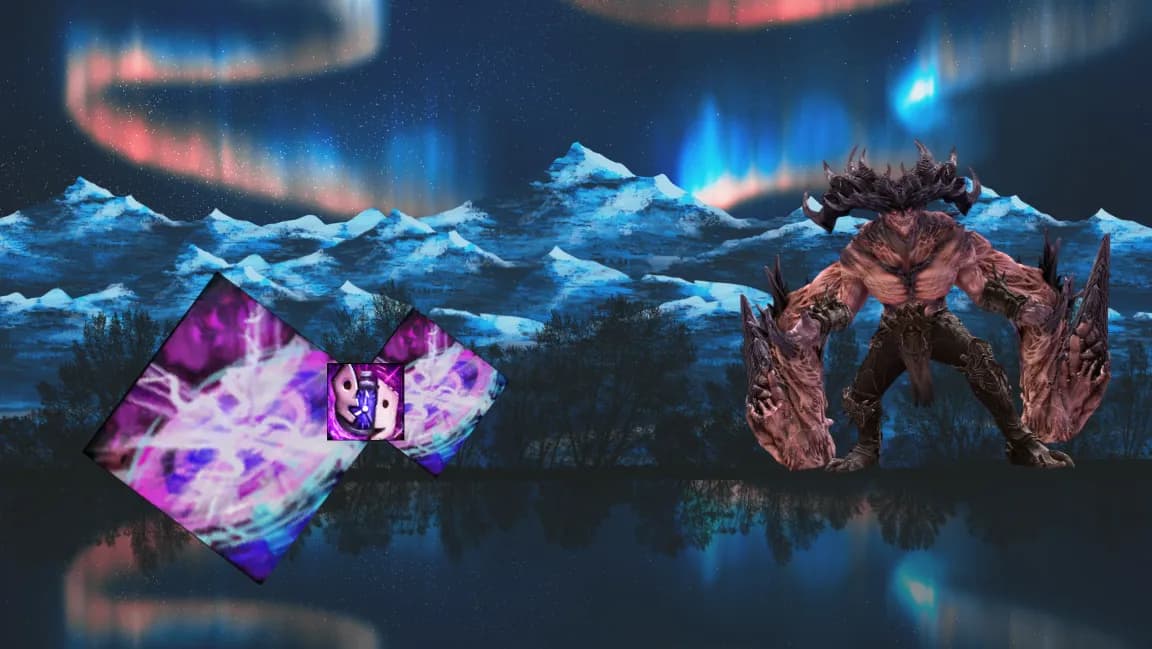 LeyKeep background with Cerus and Portal icons